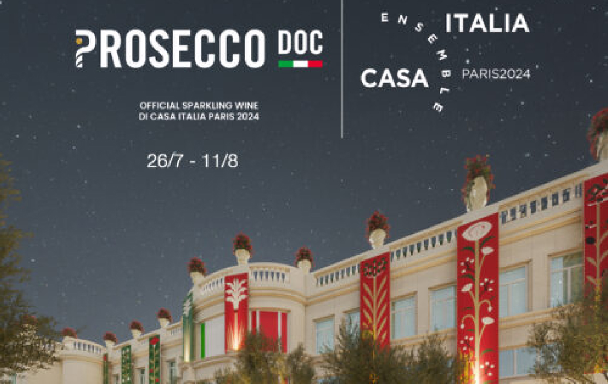 Prosecco DOC è lo Sparkling Wine ufficiale di Casa Italia Paris 2024