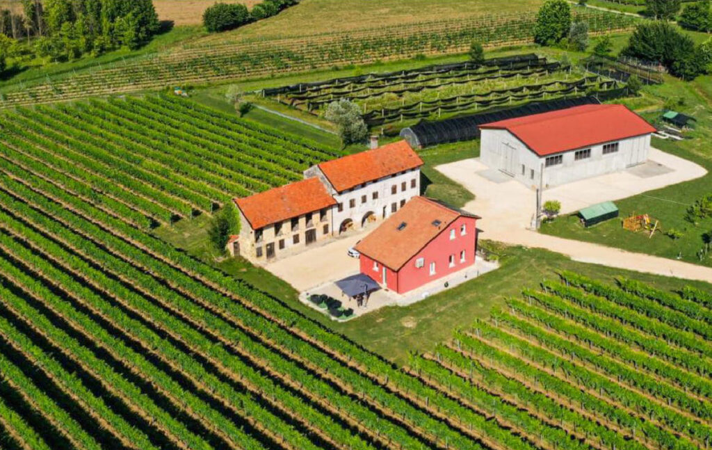 tenuta pra de oro veduta aerea